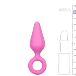 EasyToys - Plug anal rose avec anneau - Small