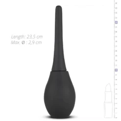 EasyToys - Poire à lavement en silicone - Noir