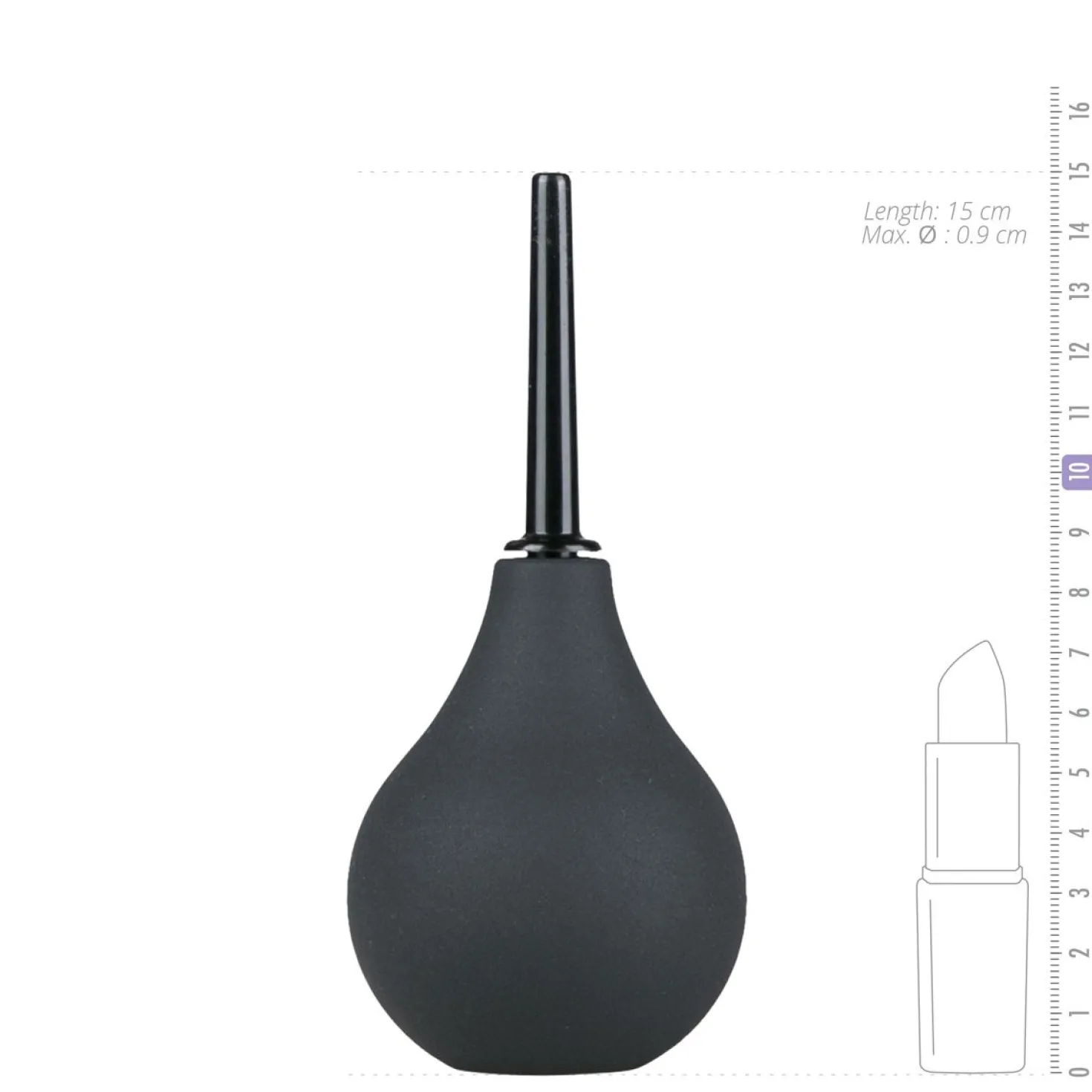 Easytoys - Poire à lavement - Taille M - Noir