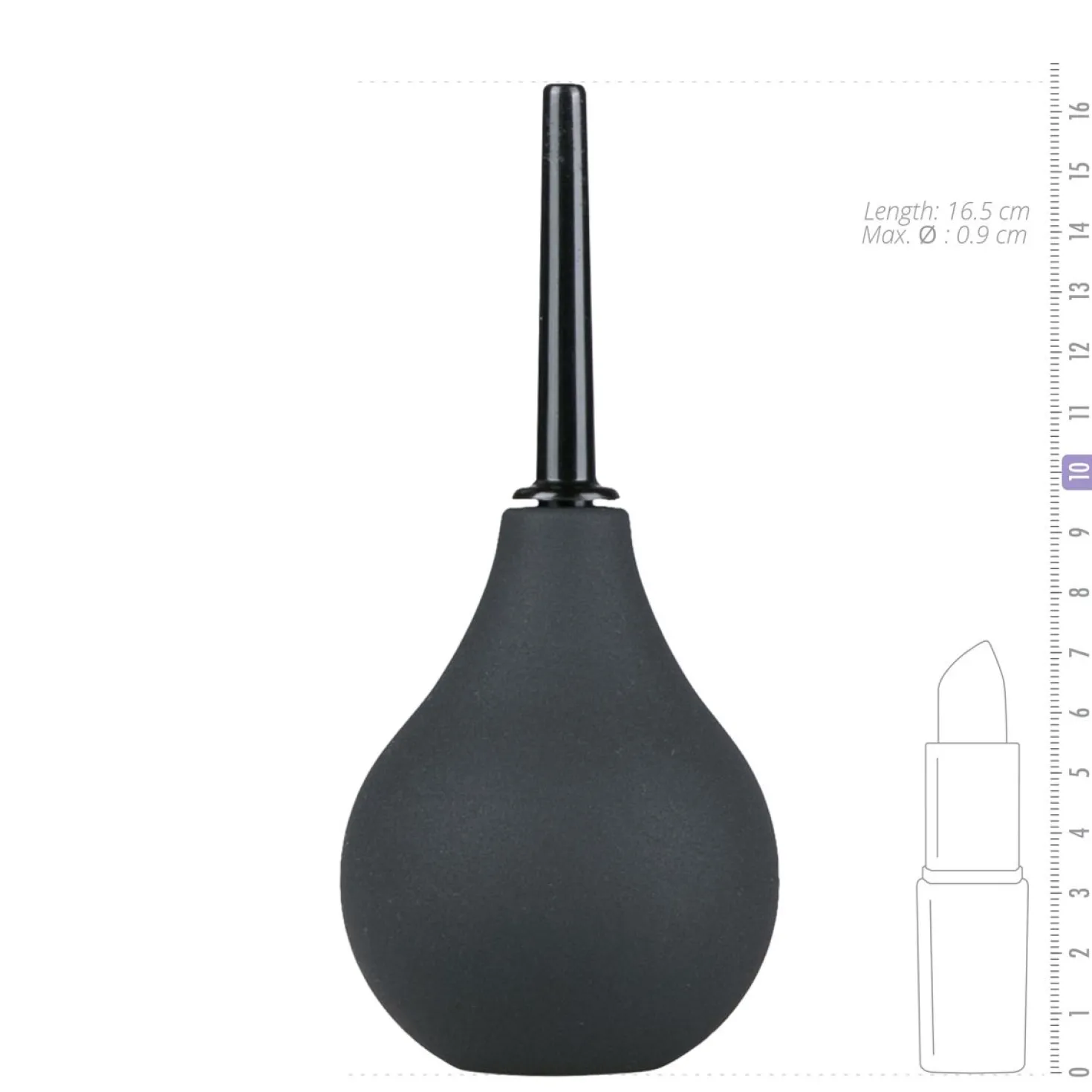 Easytoys - Poire à lavement - Taille L - Noir