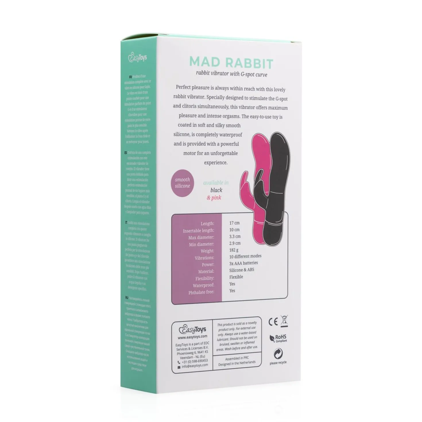 EasyToys - Vibromasseur Rabbit