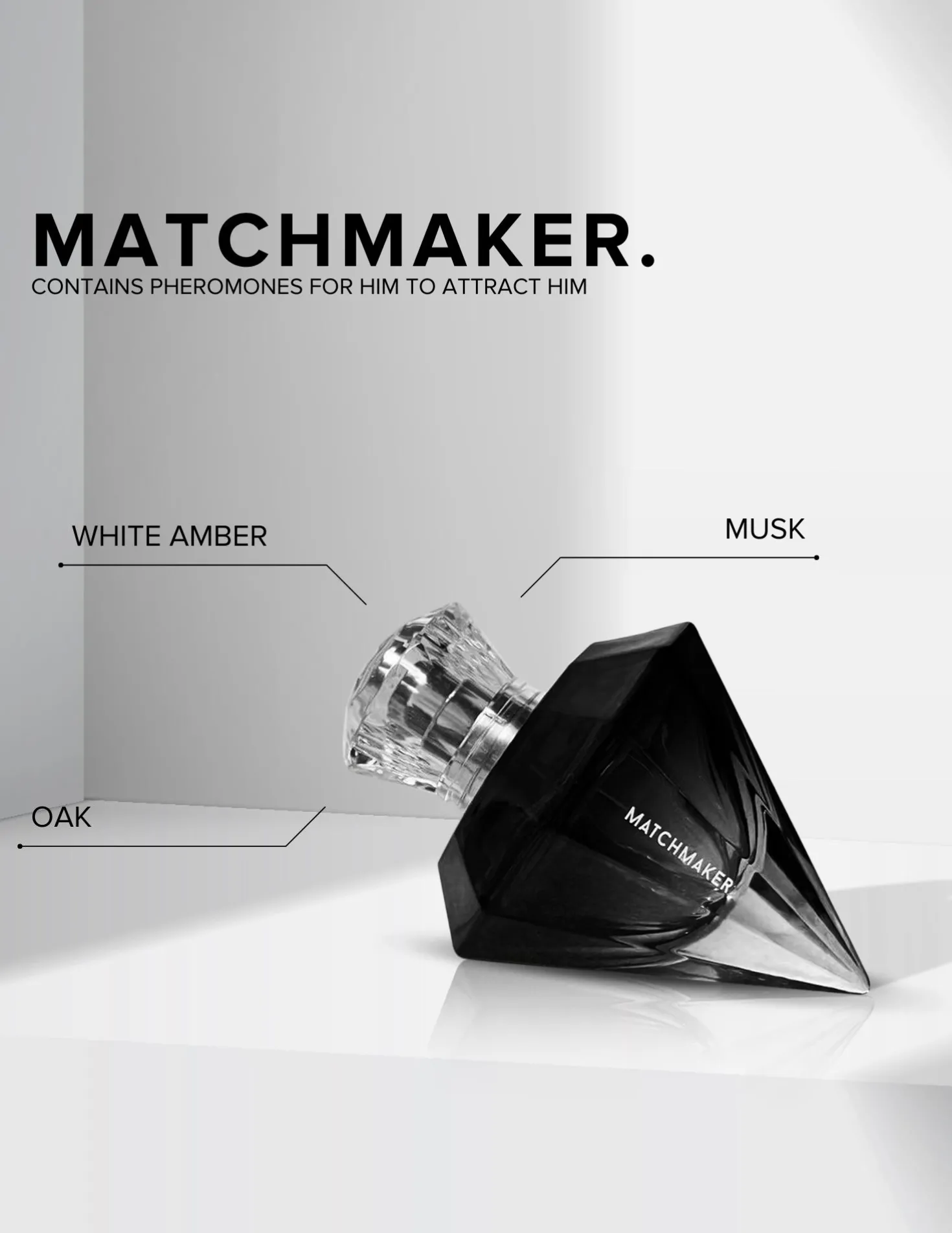 EOL Parfum à base de phéromones Matchmaker Diamant Noir - 30ml