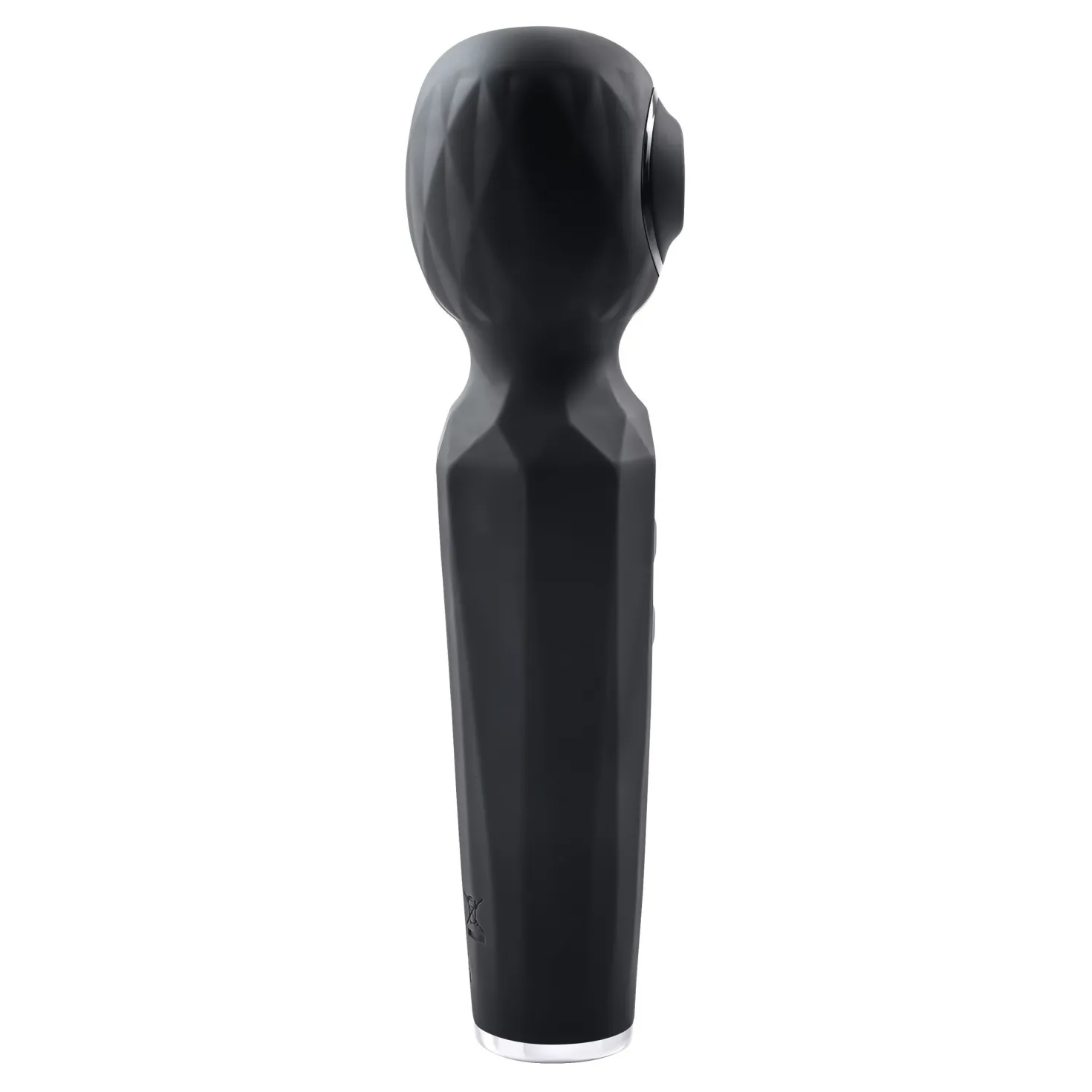 Evolved - Vibromasseur Rainbow Sucker Wand - Noir