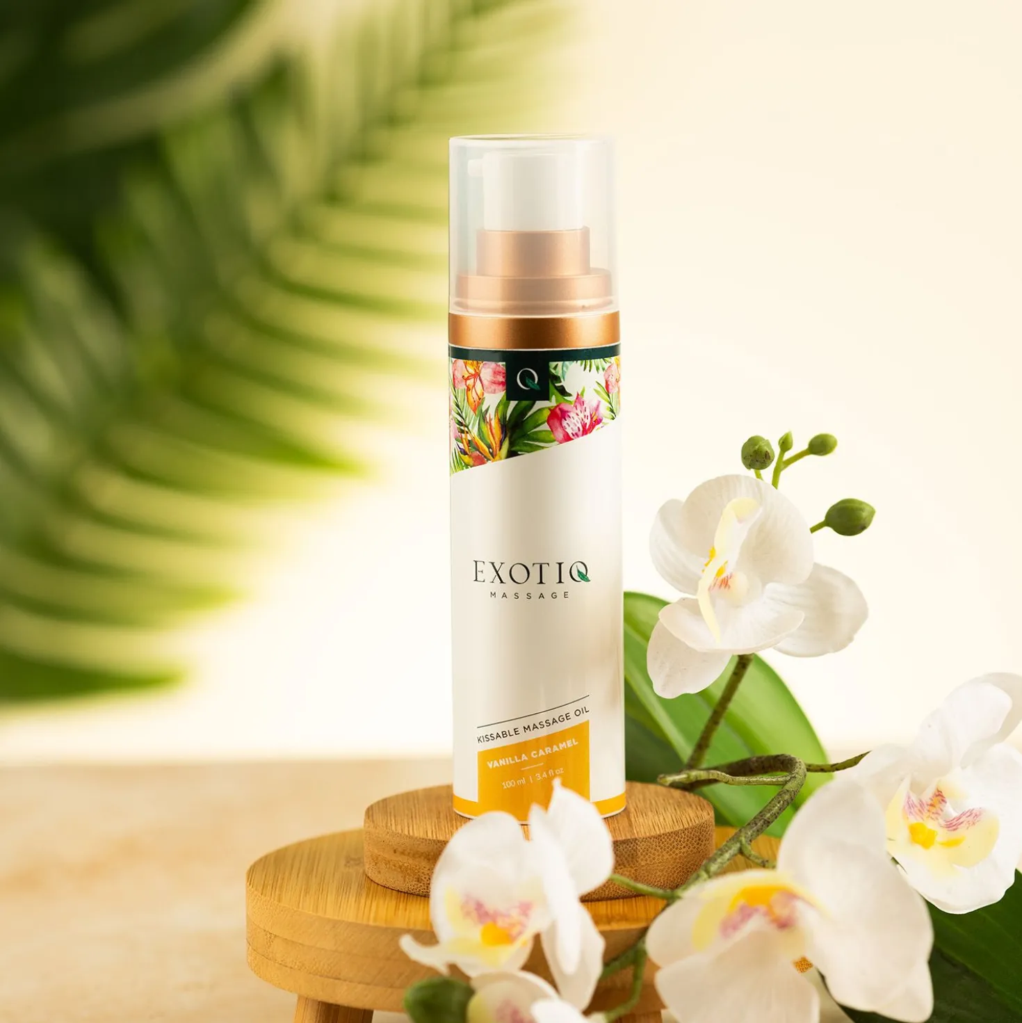 Exotiq - Huile de massage caramel à la vanille - 100 ml