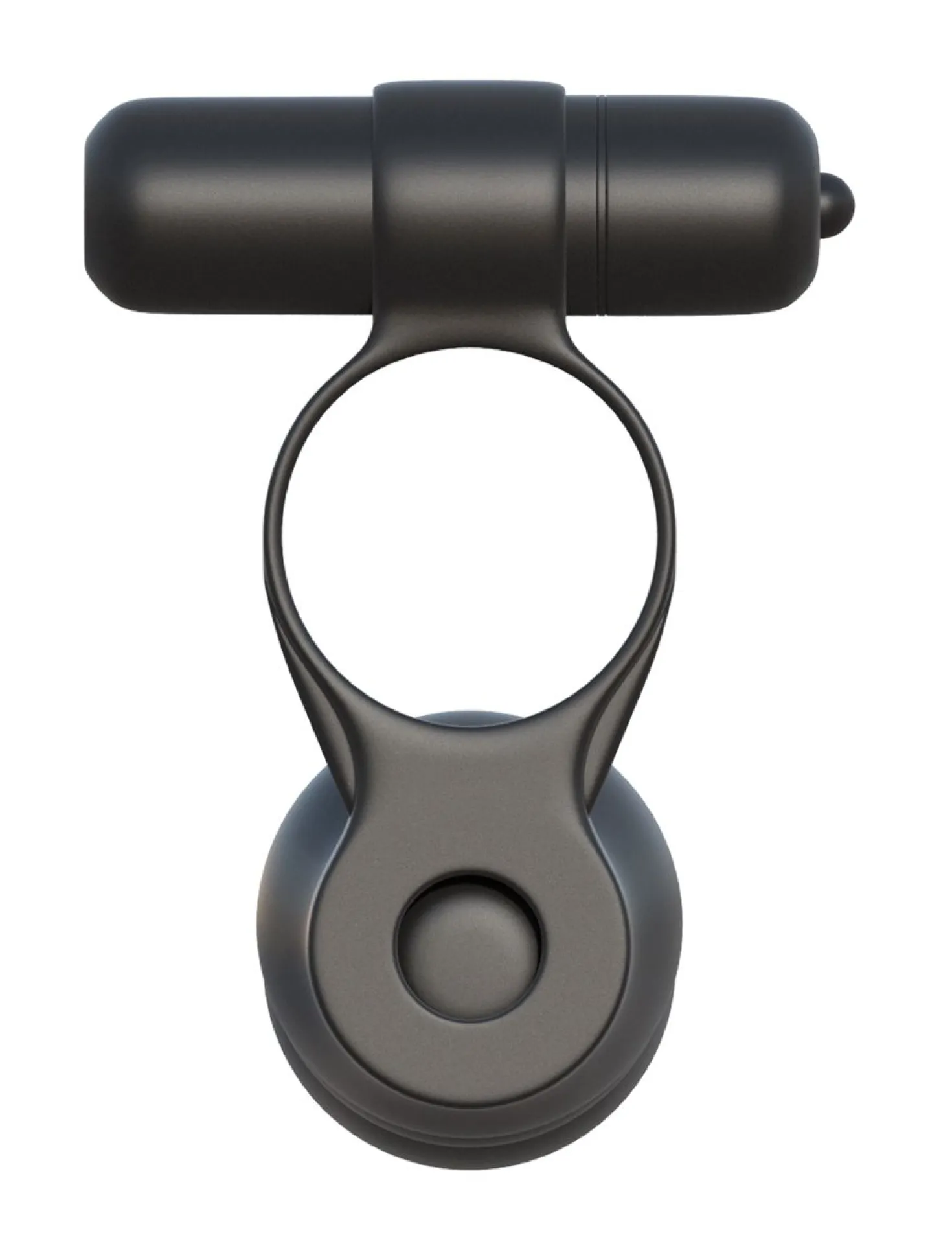 Fantasy C-ringz Cockring & gode Posable Partner Double Penetrator Noir