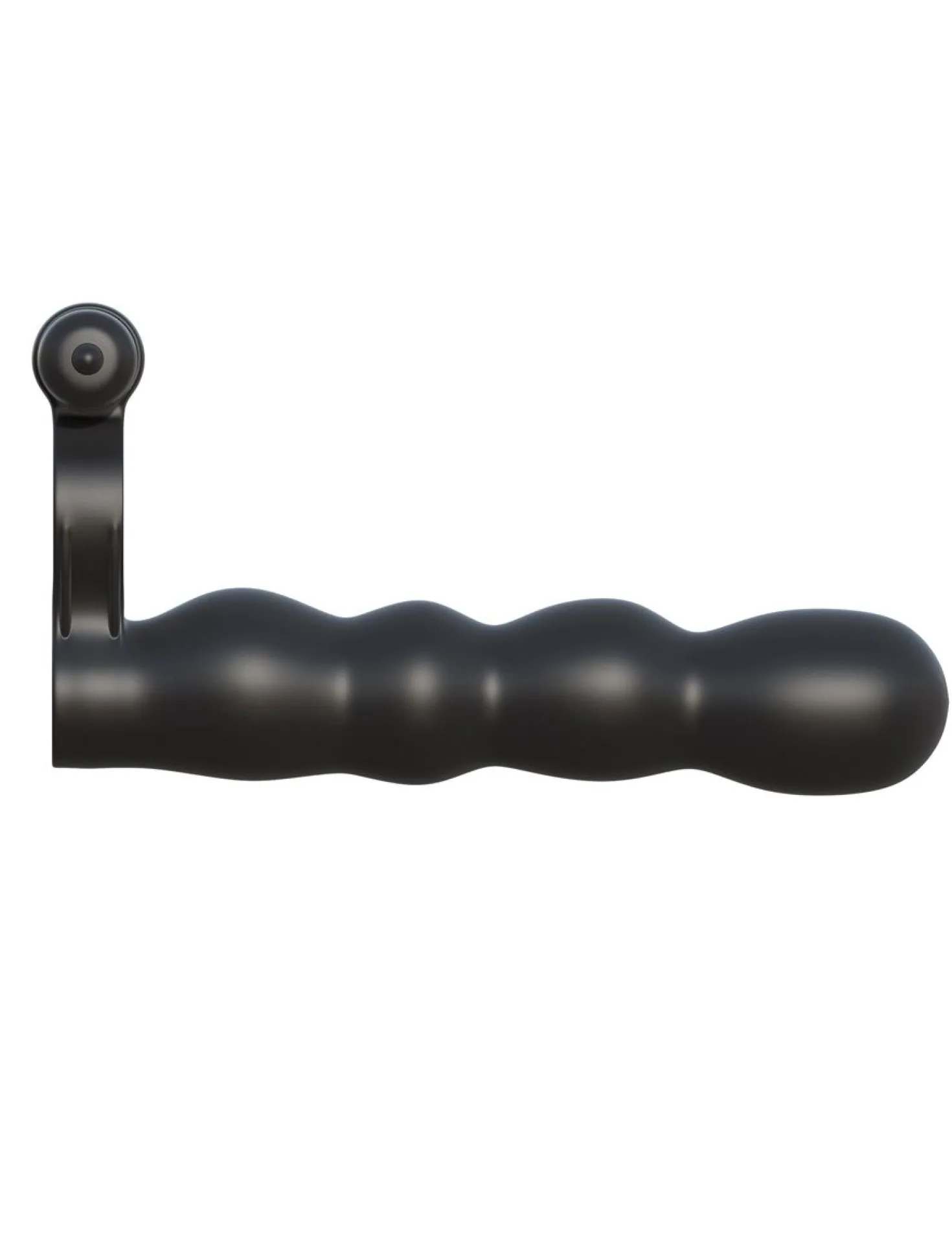 Fantasy C-ringz Cockring & gode Posable Partner Double Penetrator Noir