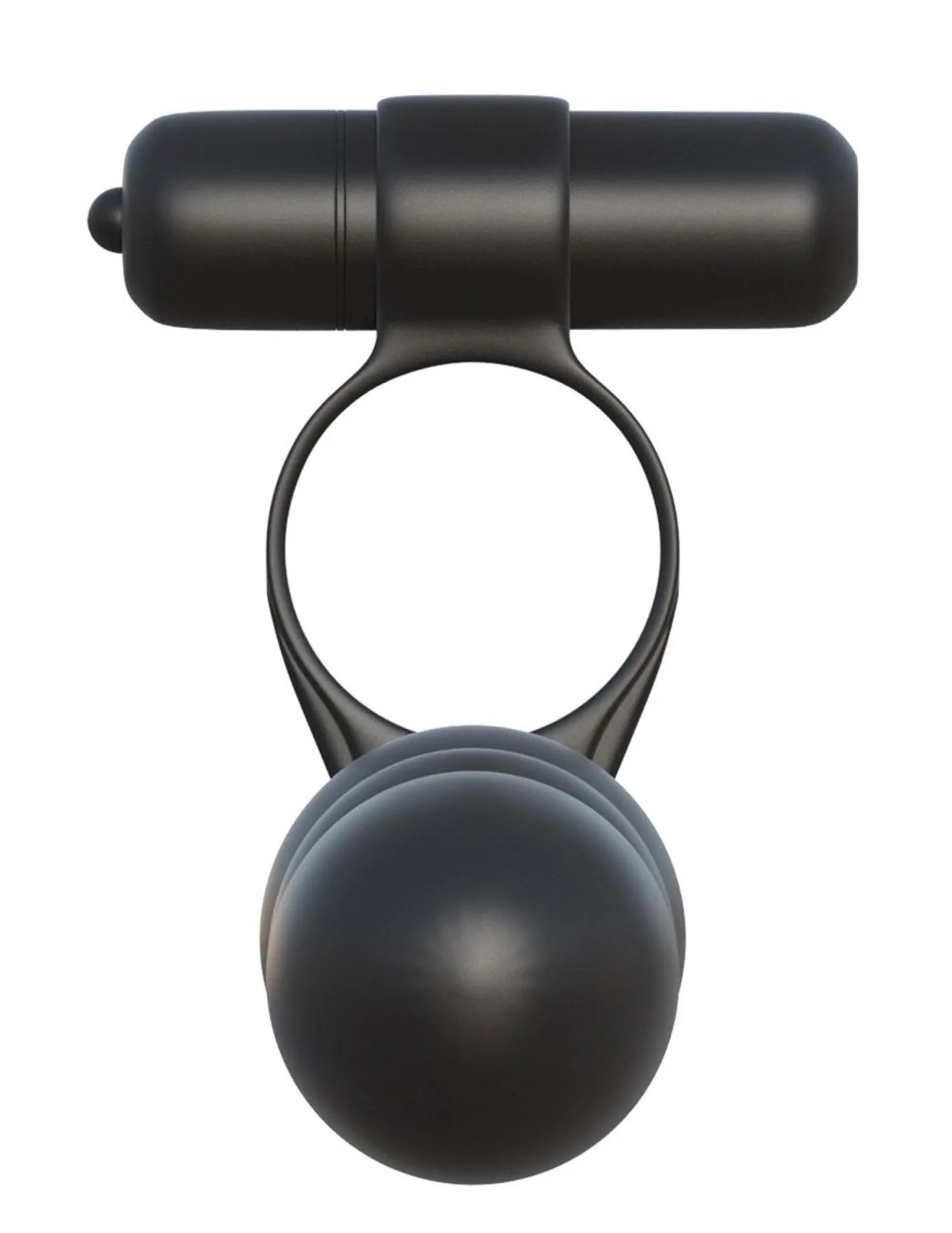 Fantasy C-ringz Cockring & gode Posable Partner Double Penetrator Noir