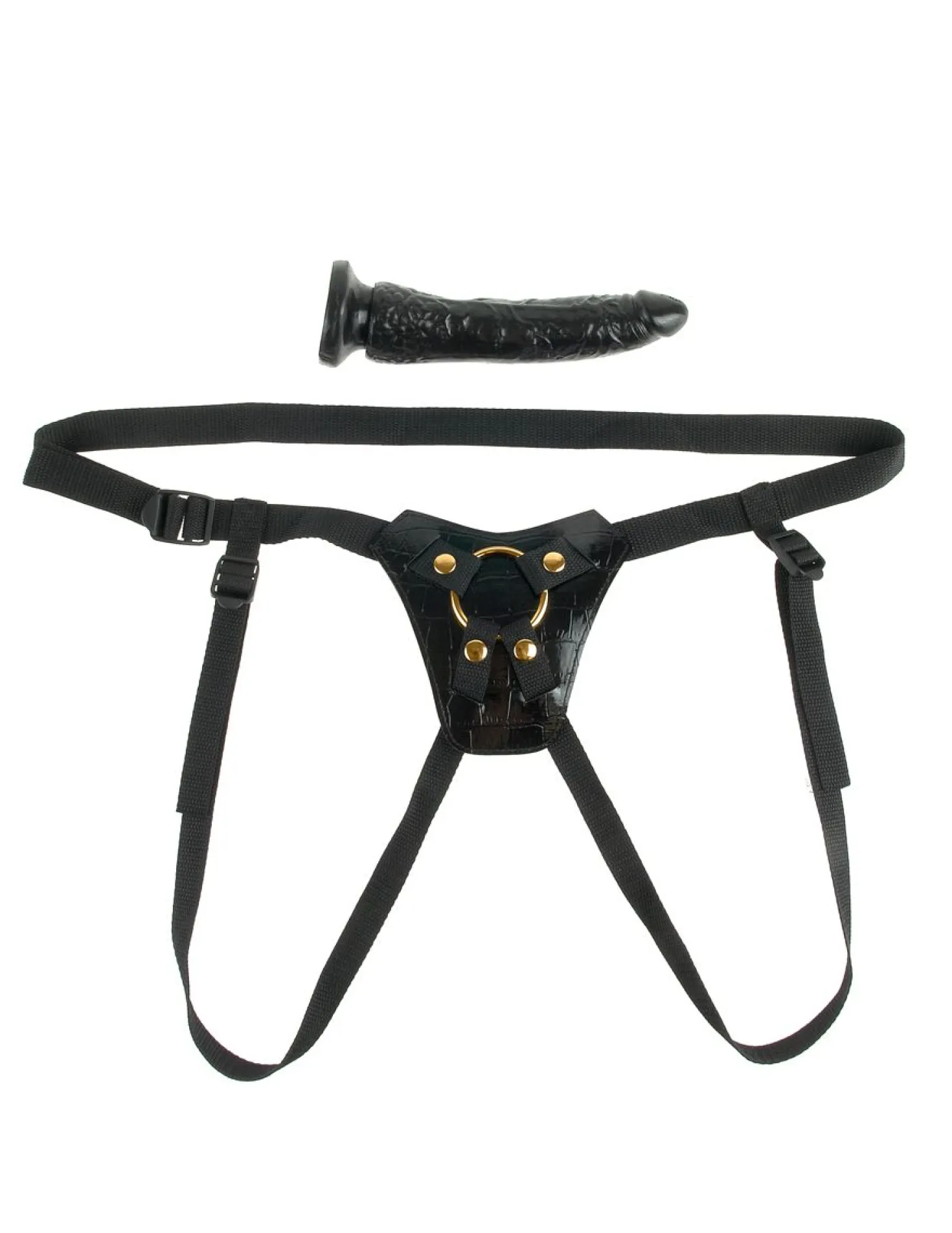Fetish Fantasy Gold Gode-ceinture 7'' Designer Noir