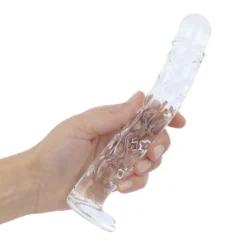 Gildo - No. 36 Gode en Verre Texturé - 19 cm