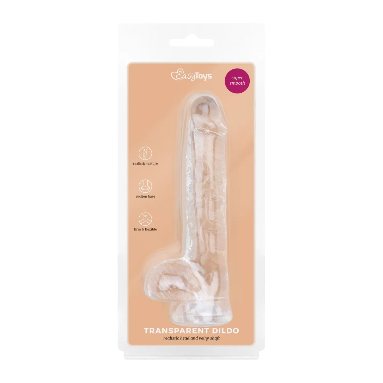 Gode en Gelée avec Testicules - 15 cm