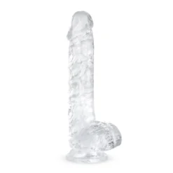 Gode en Gelée avec Testicules - 15 cm