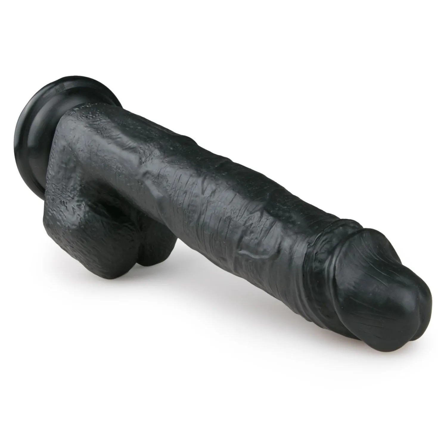 Godemichet noir réaliste - 26,5 cm