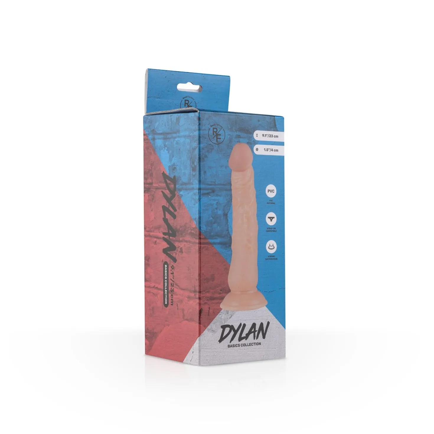 Gode réaliste - gode ventouse Dylan - 23 cm