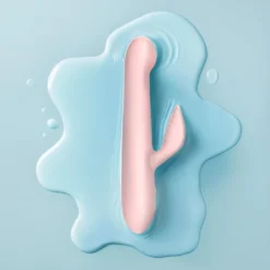 Good Vibes Only - Vibromasseur Poussant - Silicone Doux - Rose