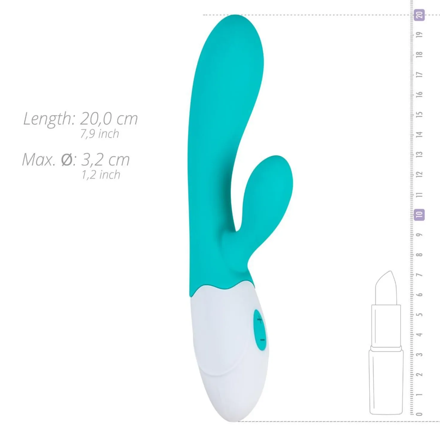 Good Vibes Only - Vibro rabbit "Blis" - Turquoise