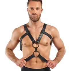Harnais de bondage Rocco - Noir