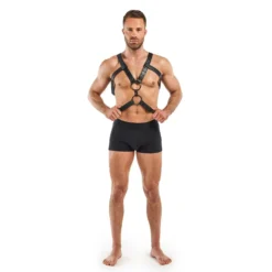 Harnais de bondage Rocco - Noir