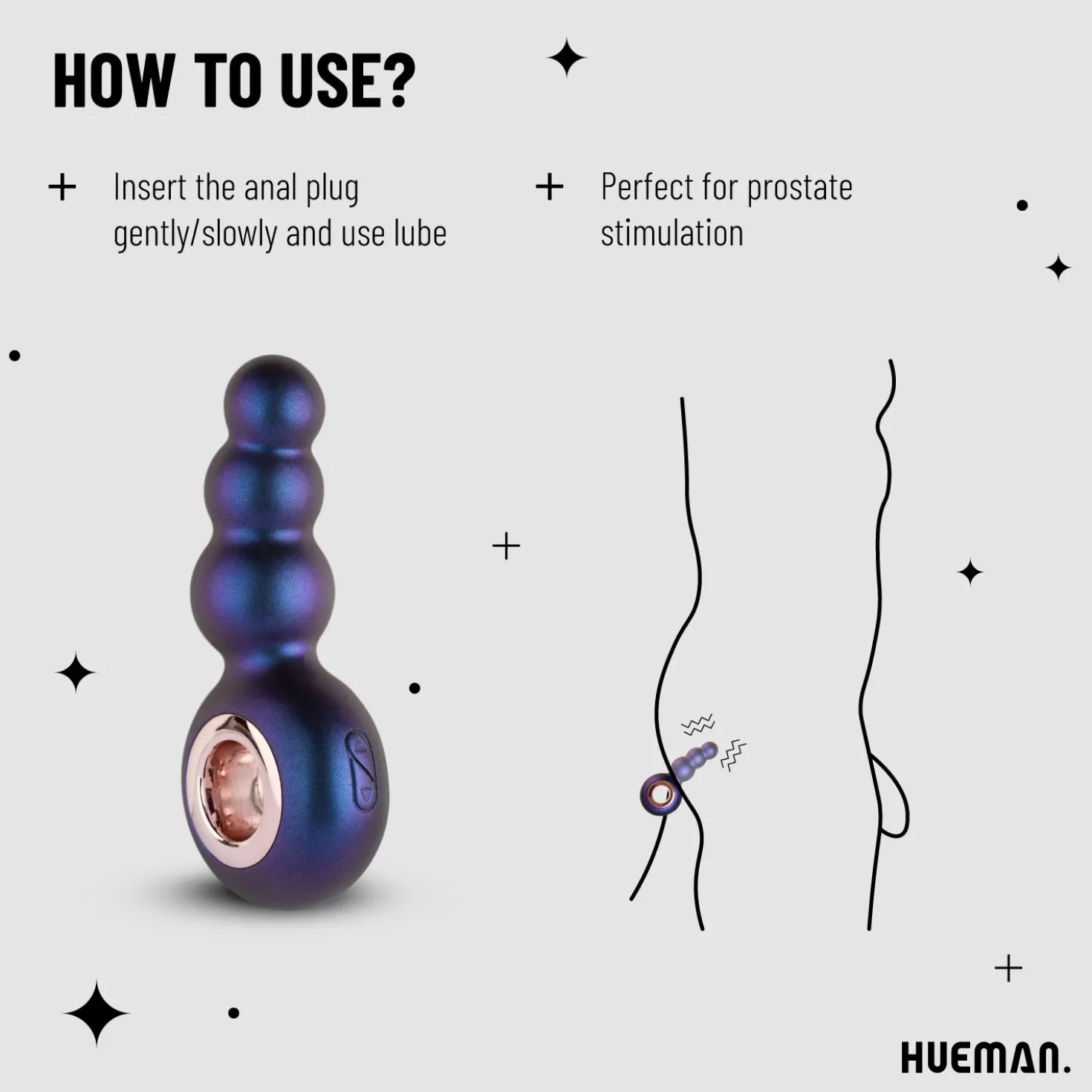 Hueman - Plug Anal Vibrant Outer Space