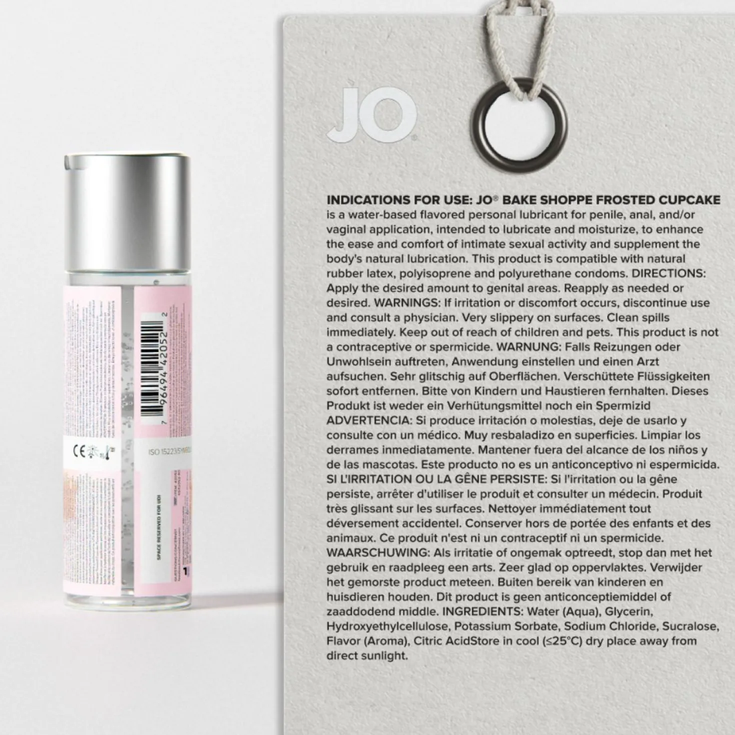 JO - Bake Shoppe Frosted Cupcake Lubrifiant - 60ml