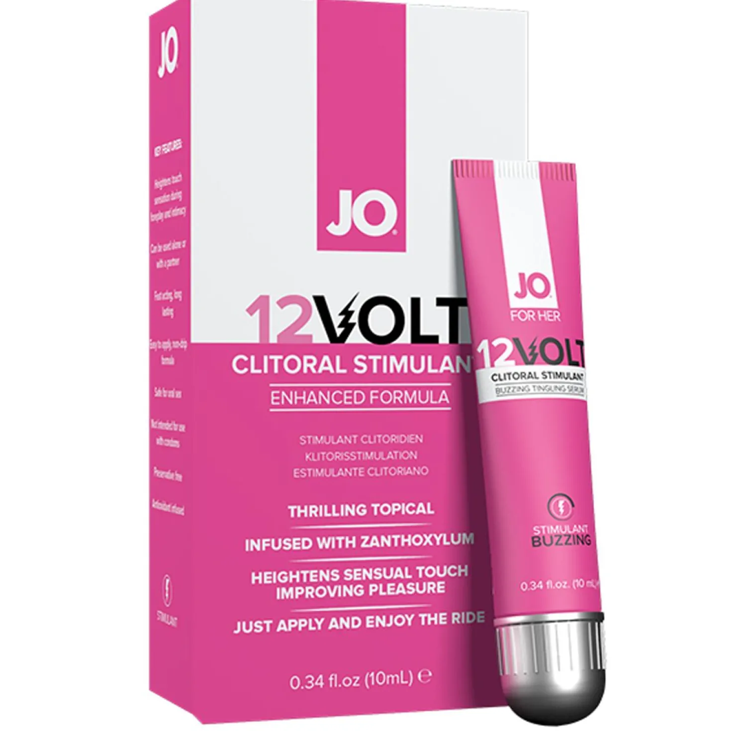 JO - Buzzing 12 Volt Gel Stimulante pour Clitoris - 10 ml