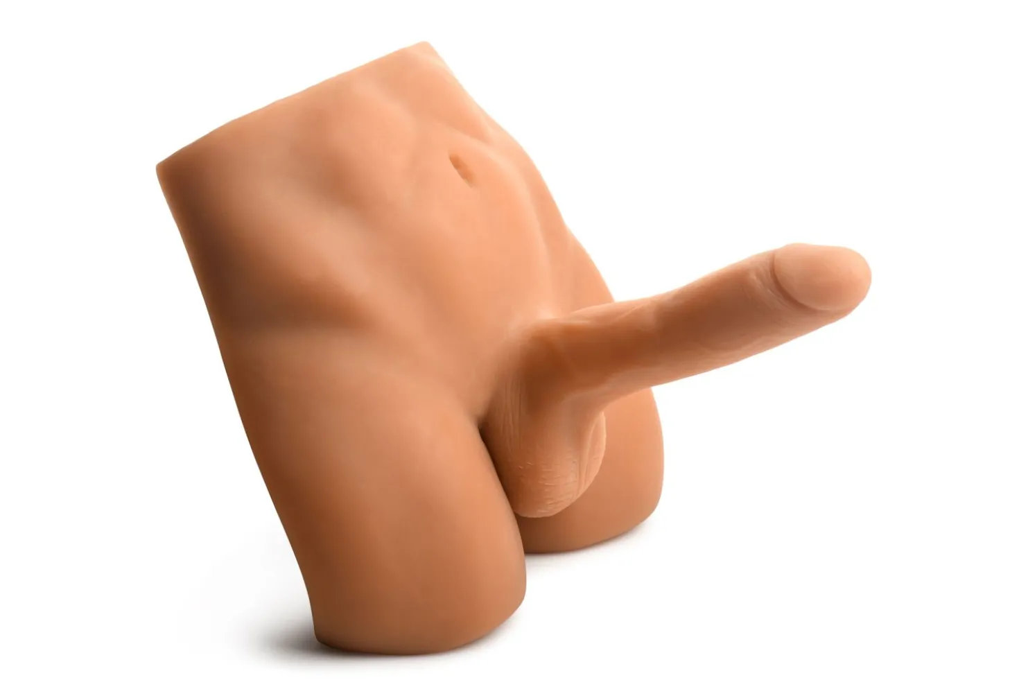 JOCK - Masturbateur Anal avec Godemichet Flexible - Teinte Mo