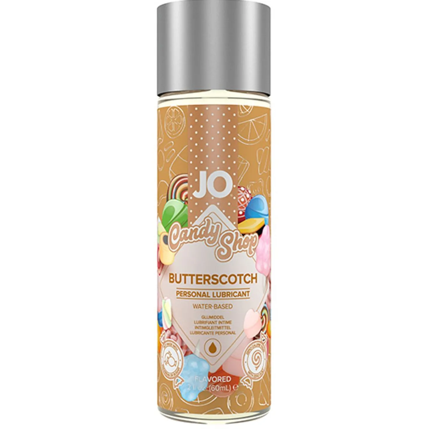 JO - Lubrifiant au caramel au beurre Candy Shop H2O - 60 ml