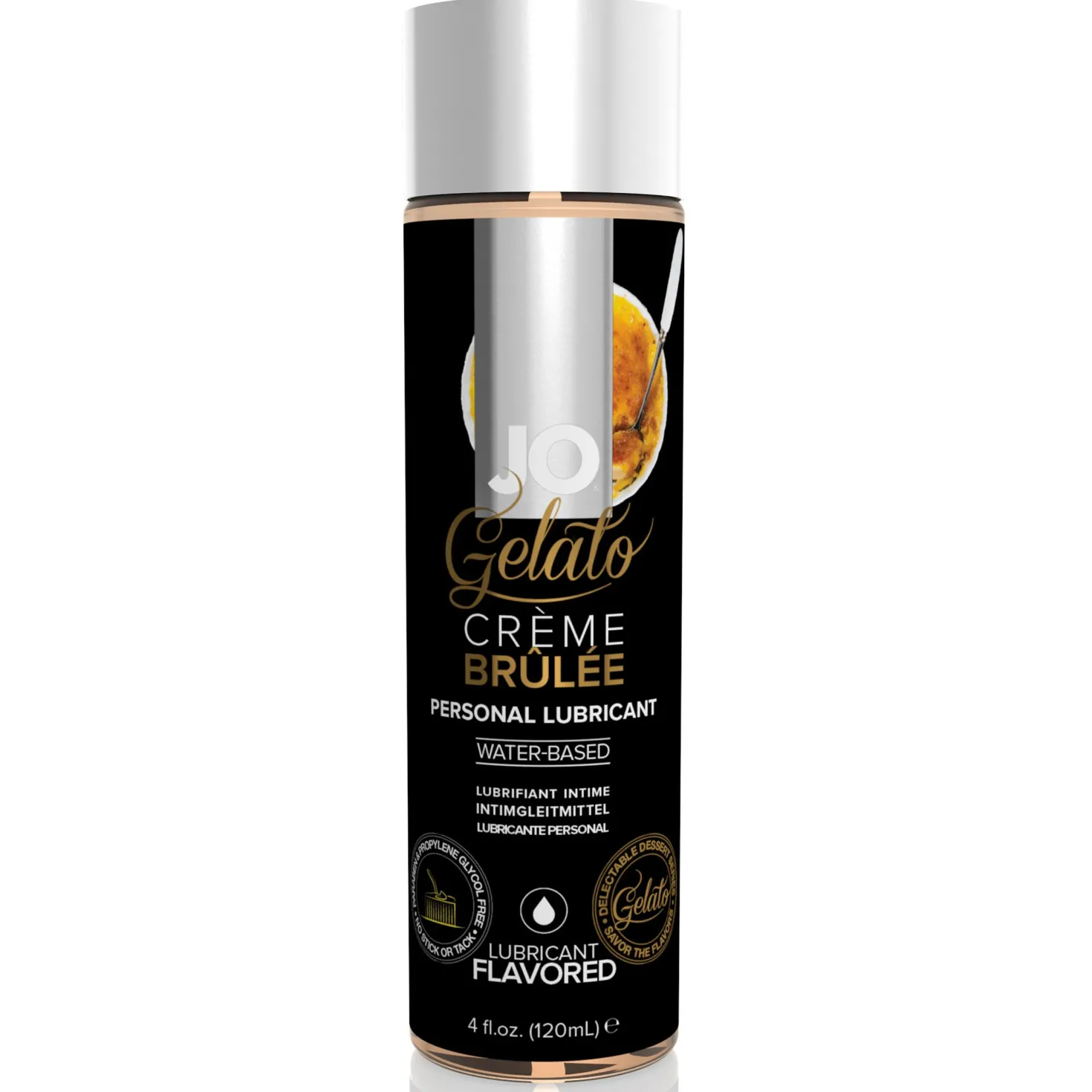 JO - Lubrifiant à base d'eau crème brulée - 120 ml