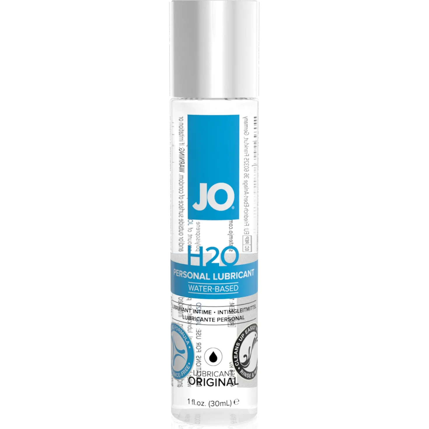 JO - Lubrifiant à base d'eau H2O - 30 ml