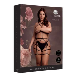 Le Desir - Harnais Corporel Ouvert à Bretelles Taille Unique - Noir