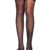 Leg Avenue Bas classiques Noir