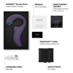 LELO - ENIGMA Double Sonic vibromasseur A-spot - Cyber Purple