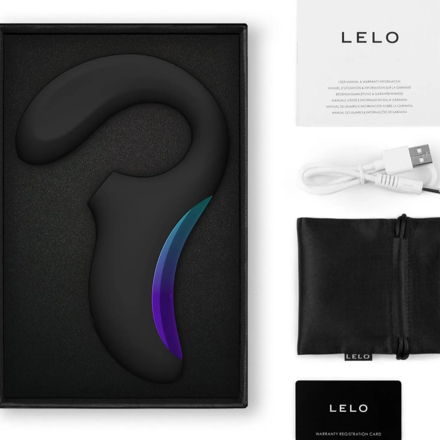 LELO - ENIGMA Wave Massager - Noir