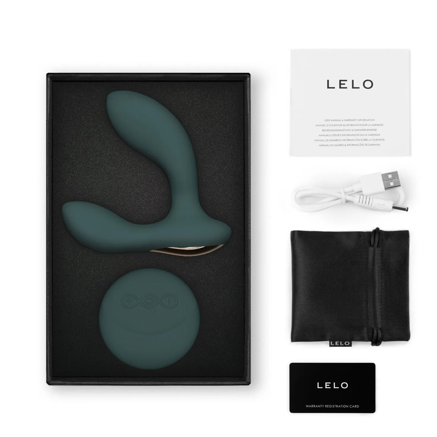 LELO - Hugo 2 Vibromasseur Prostatique avec Télécommande - Vert