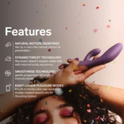 LELO - INA Thrust Masseur Double Action - Noir
