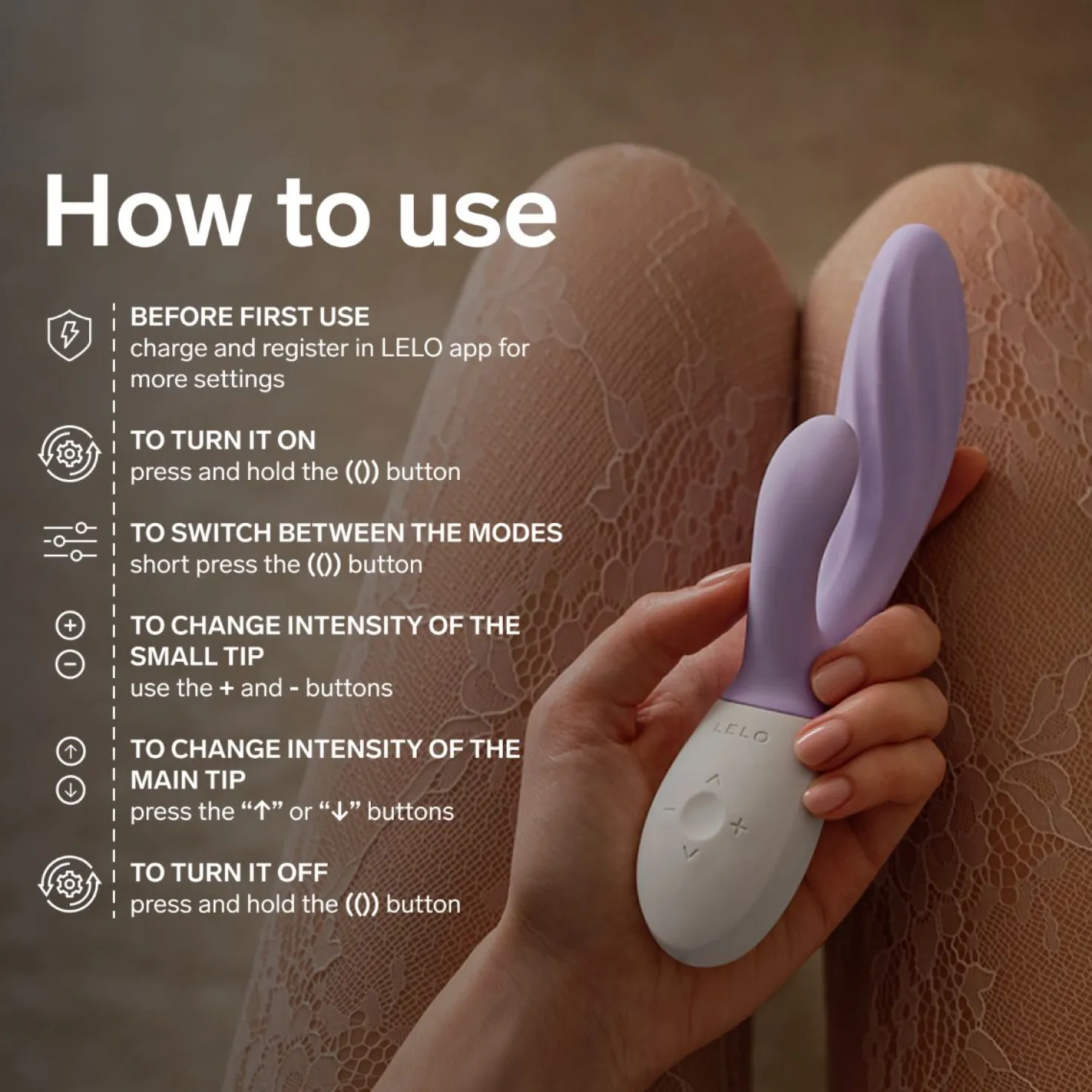 LELO - INA Twist Masseur Double Action - Aqua