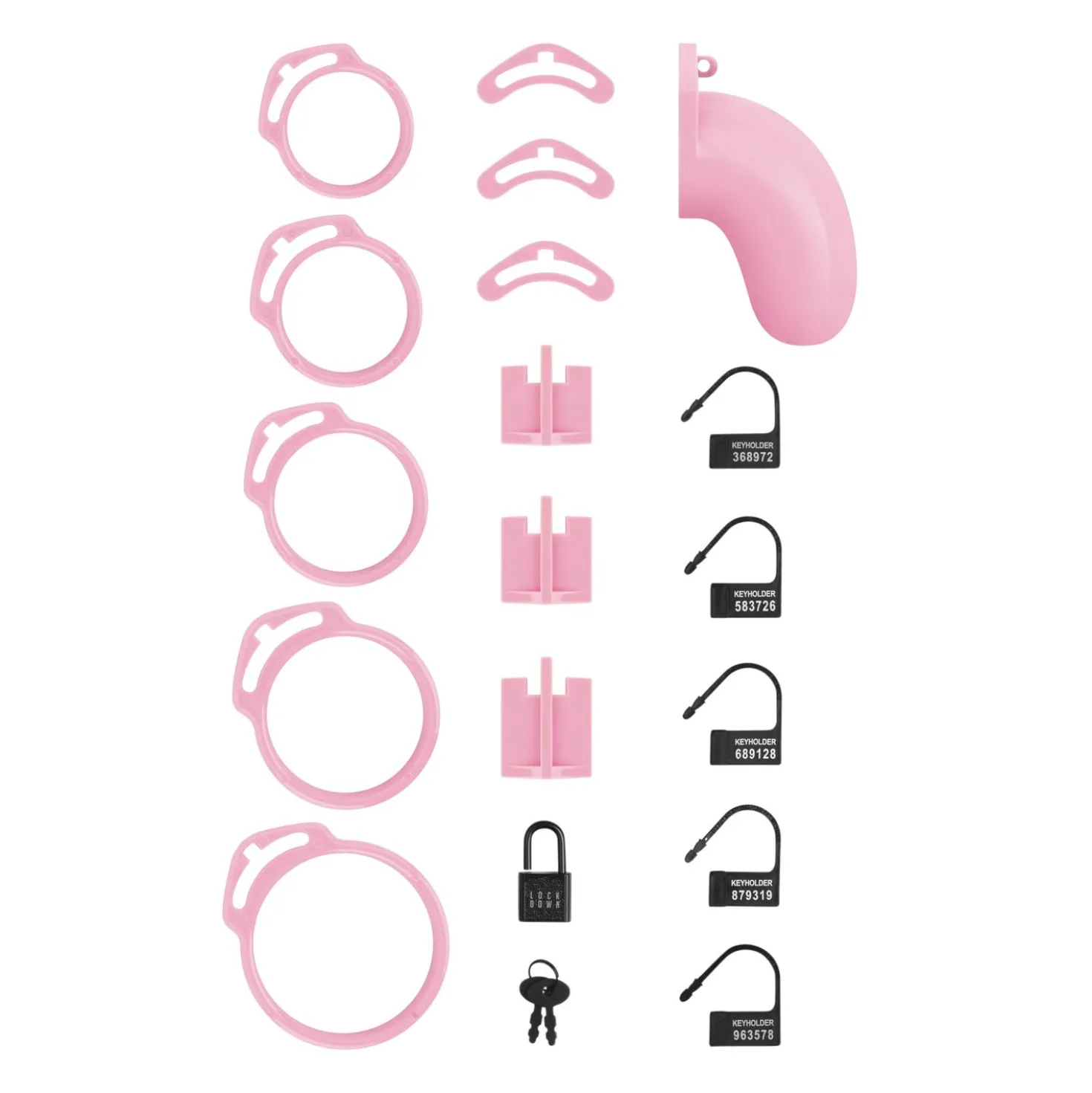 LOCKDOWN - Cage de Chasteté Medium - Rose