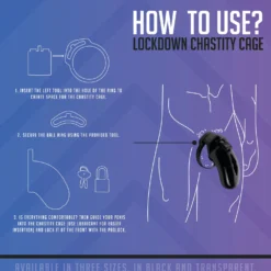 LOCKDOWN - Cage de chasteté - S