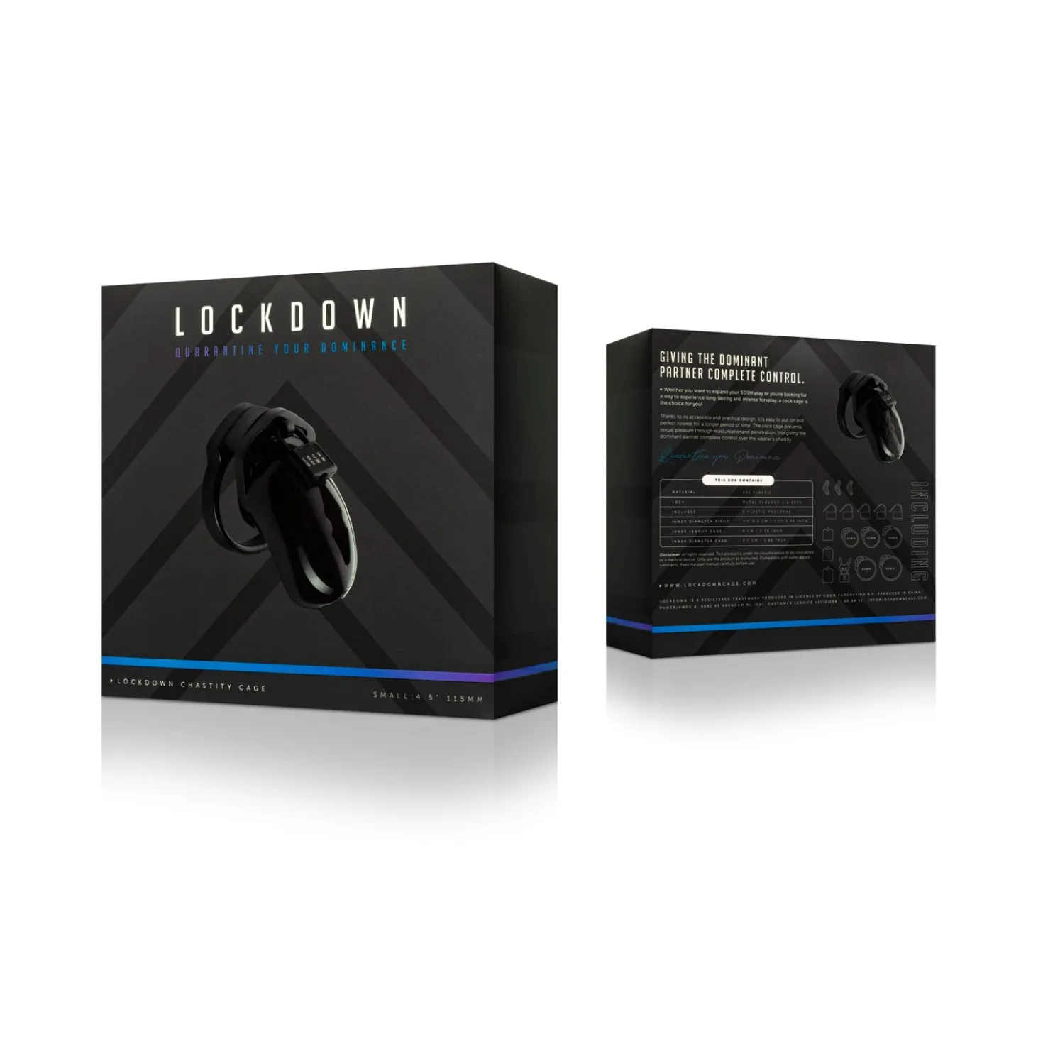 LOCKDOWN - Cage de chasteté - S