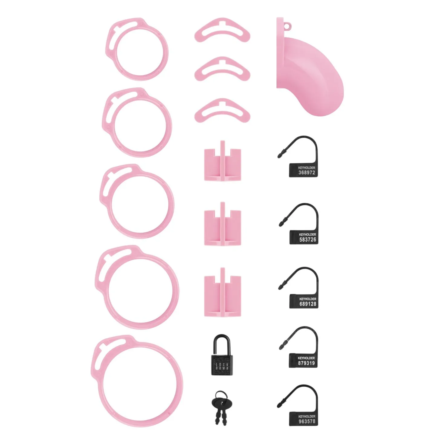 LOCKDOWN - Cage de Chasteté Small - Rose