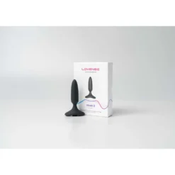 Lovense - Hush 2 Plug Anal Vibrant Avec Application - Noir