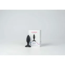 Lovense - Hush 2 Plug Anal Vibrant Avec Application - Noir