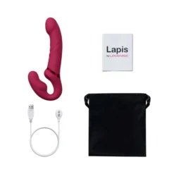 Lovense - Lapis Gode Ceinture Sans Bretelles - Rose