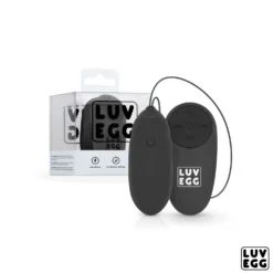 LUV EGG - Œuf Vibrant avec télécommande - Noir