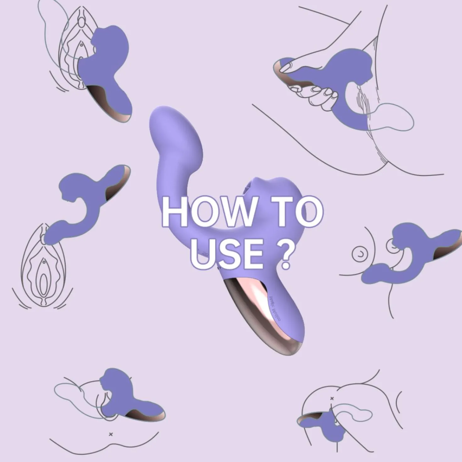 Magic Motion – Magic Ponder Vibromasseur Léchage & Point G – Violet