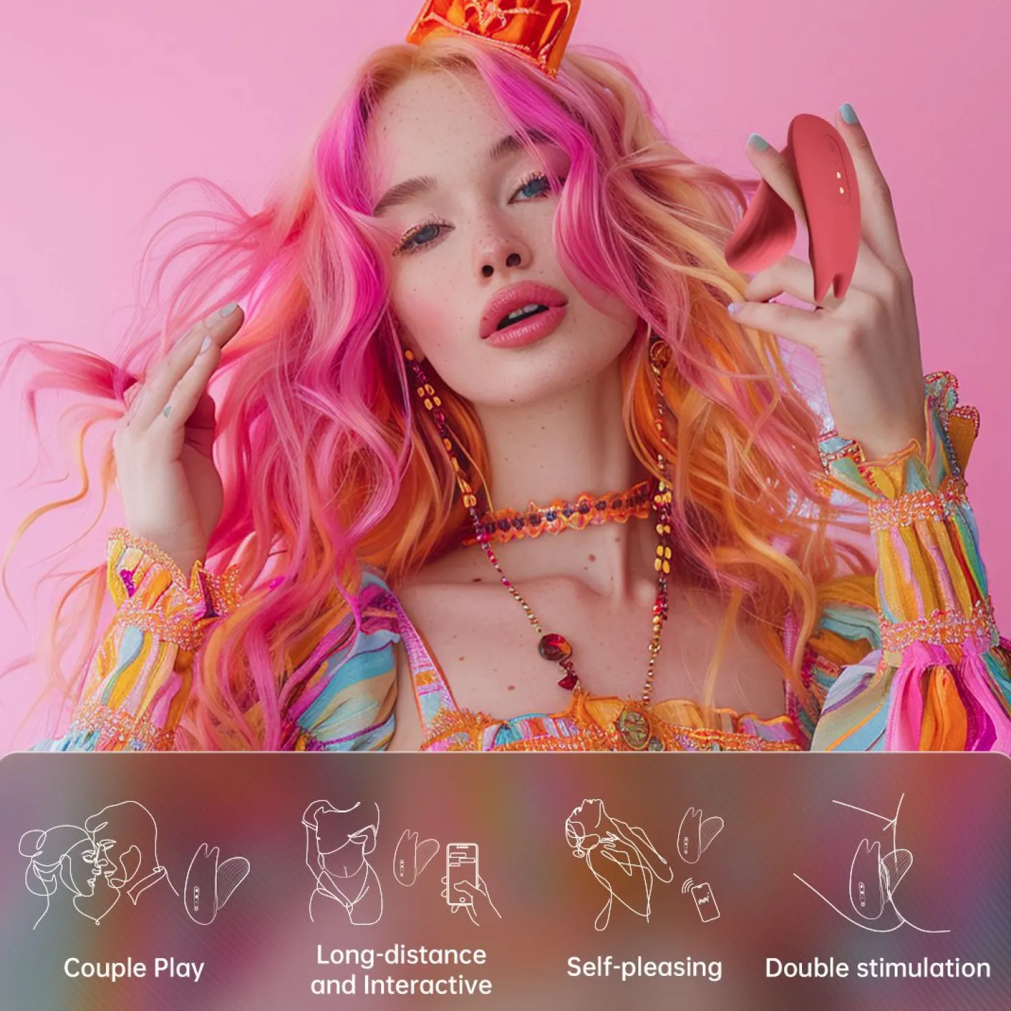 Magic Motion - Vibromasseur "lay-on" unisexe Umi Smart - Connecté