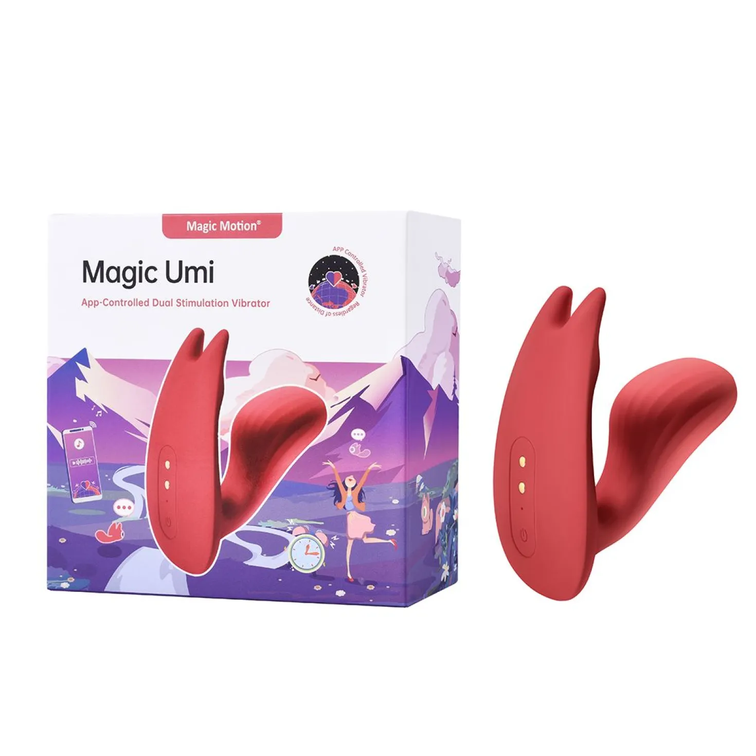 Magic Motion - Vibromasseur "lay-on" unisexe Umi Smart - Connecté