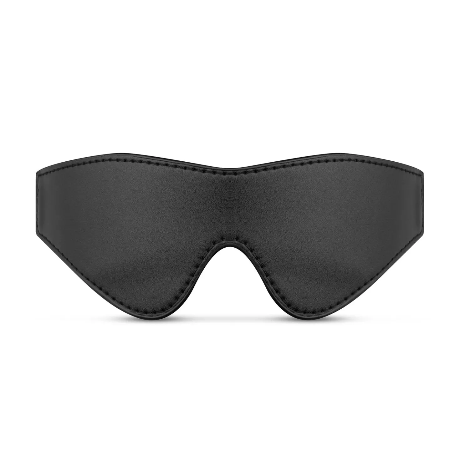 Masque pour les yeux en similicuir - Noir