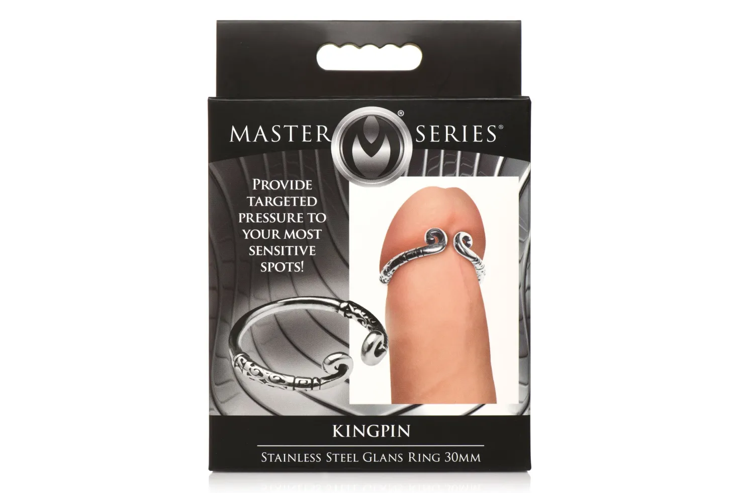 Master Series - Anneau de Glans en Acier Inoxydable - Argent