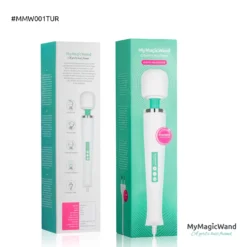 MyMagicWand - Masseur vibrant et stimulateur clitoridien - Turquoise