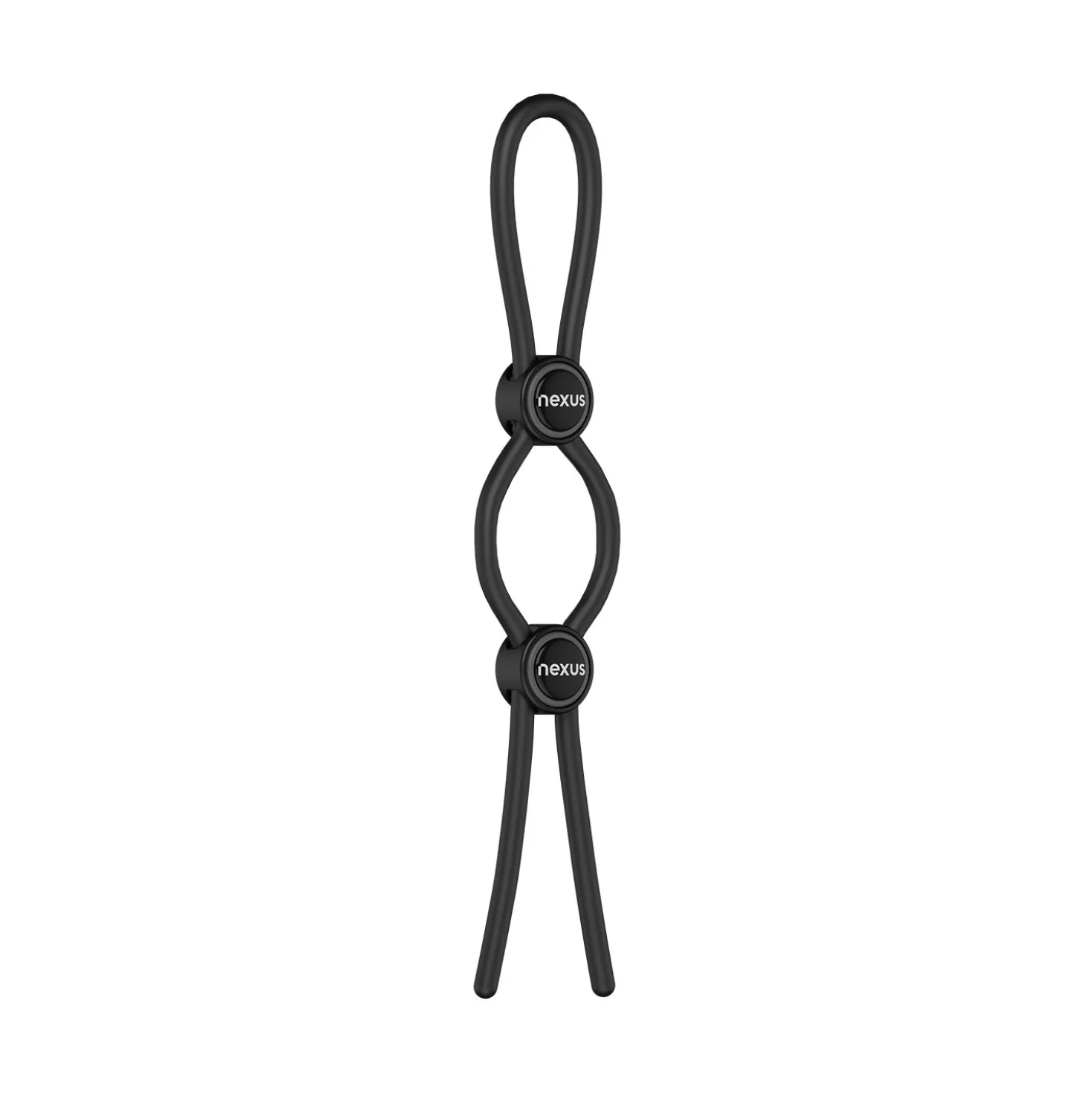 Nexus Forge - Anneau de Pénis Double Réglable - Noir